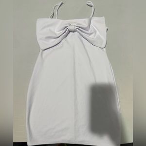 Faded pastel purple/lavender with bow